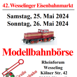 42. Wesselinger Eisenbahnmarkt