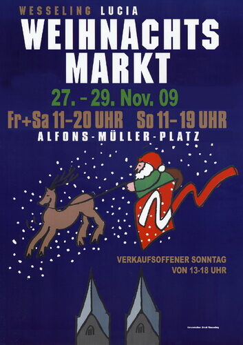 Plakat 13. Wesselinger Weihnachtsmarkt