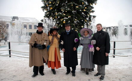 Bürgermeister Hans-Peter Haupt war mit zu Gast im Wintertraum im Phantasialand