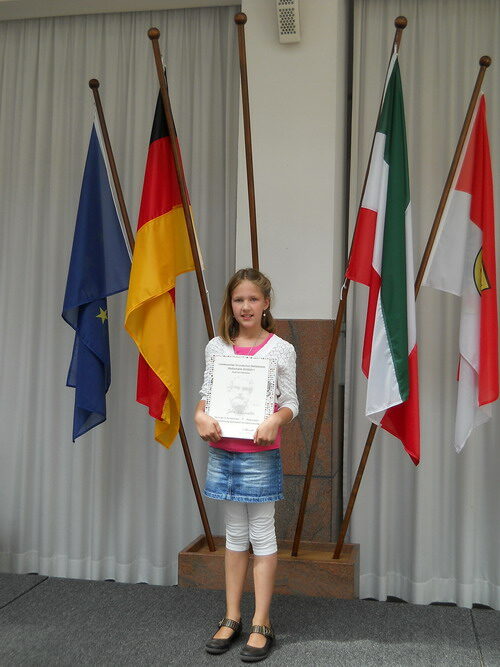 Julia Schumacher bei der Mathematik-Olympiade