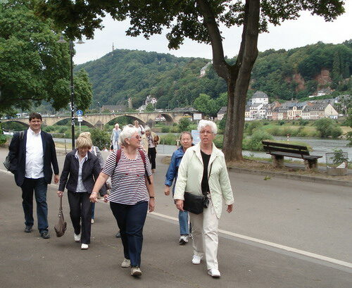 Auch Bürgermeister Hans-Peter Haupt war bei der Städtefahrt nach Trier mit dabei.