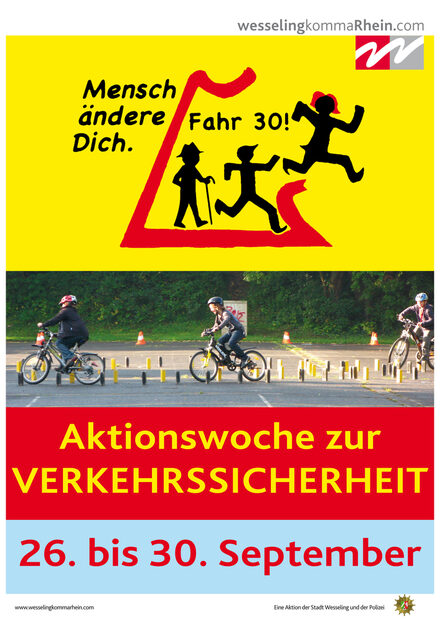 Plakat Verkehrssicherheitswoche