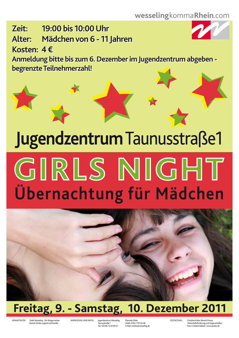 Girls-Night im Kinder- und Jugendzentrum in der Taunusstraße