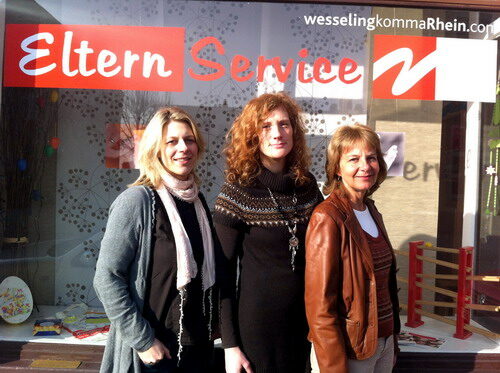 Elternservice Wesseling“ des Fachbereichs Kinder, Jugend und Familie – von links Diane Schlosser, Sandra Müller und Birgit Rudolf