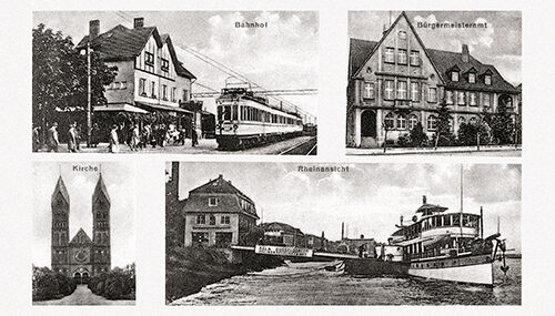 Historische Ansichtskarte von Wesseling