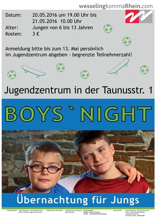 Plakat Boys Night