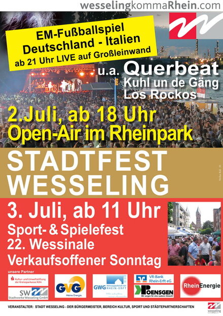 Plakat zum Stadtfest 2016