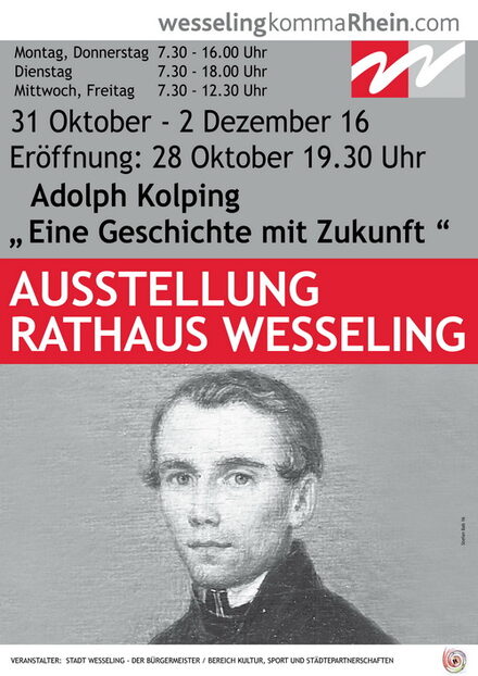 Plakat Ausstellung Adolph Kolping