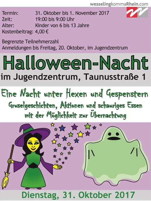 Plakat Halloween-Nacht