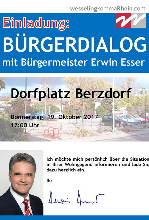 "Gespräch vor Ort" mit Bürgermeister Erwin Esser
