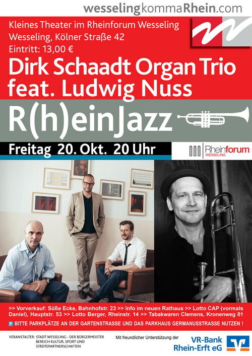 R(h)einJazz: Schaadt Organ - Trio