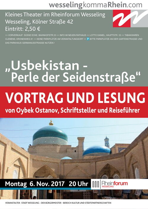 Vortrag und Lesung "Usbekistan – Perle der Seidenstraße"