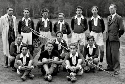Die A-Jugend Spielvereinigung Keldenich aus den 30er Jahren