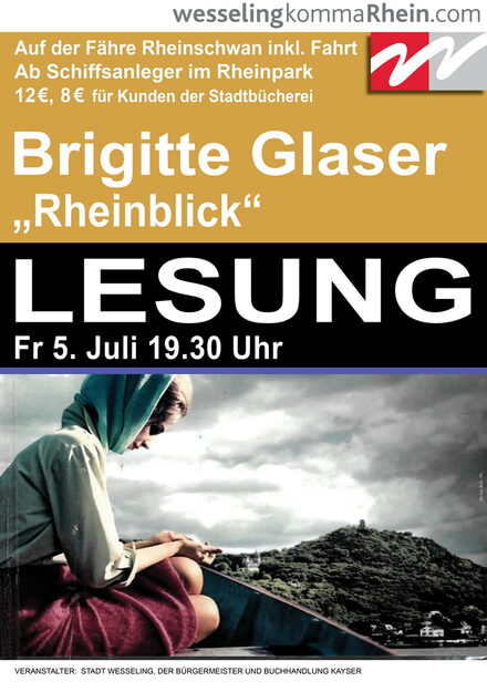 Lesung "Rheinblick" von Brigitte Glaser
