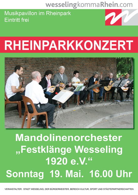 Rheinparkkonzert mit dem Mandolinenorchester "Festklänge"